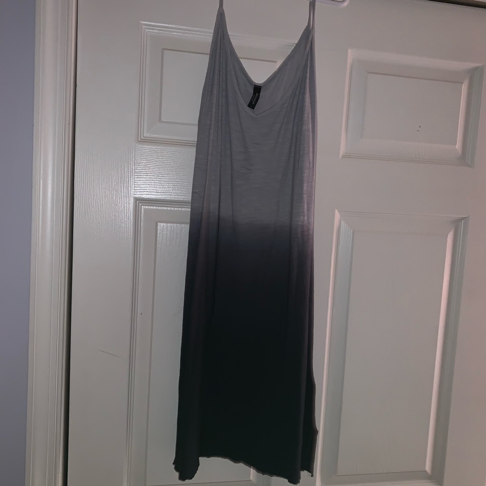 grey ombré dress